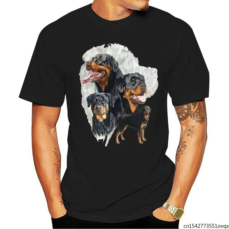 

My Friends Rottweiler T-Shirt Fashion Men T-shirt Dog Lovers Short Sleeve Tee Unisex Tee