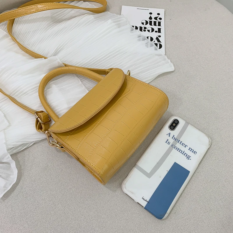 Женская сумка на плечо однотонная кожаная 2019 | Багаж и сумки