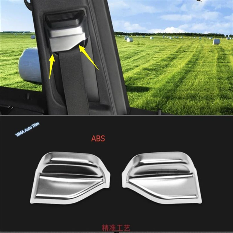 

Lapetus Car Styling Safety Seat Belt Decoration Frame Cover Trim 2 Pcs / Set ABS For Mercedes Benz CLA 200 220 W117 2014 - 2017