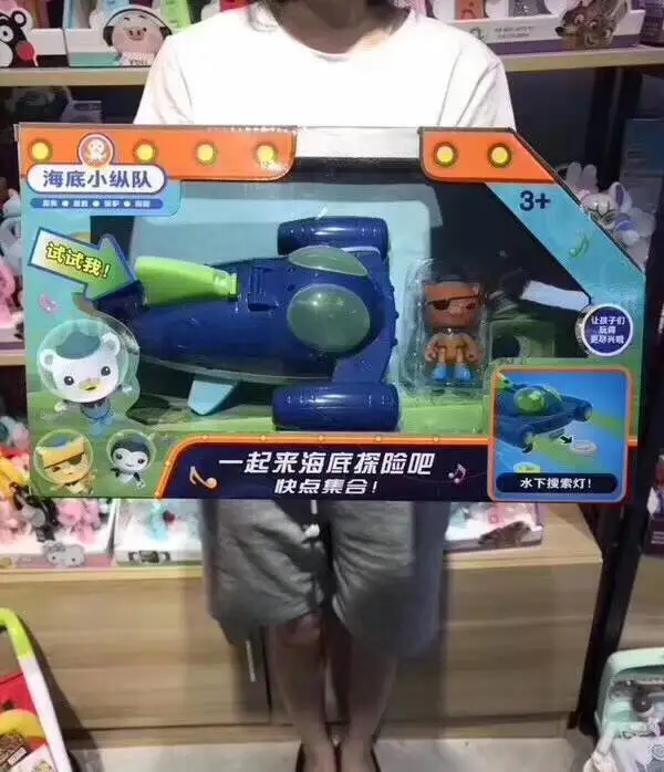 Octonauts подводная лодка игрушка Kwazii транспортное средство под морем проводник автомобиль фигурка игрушки со звуком светильник подарок для детей