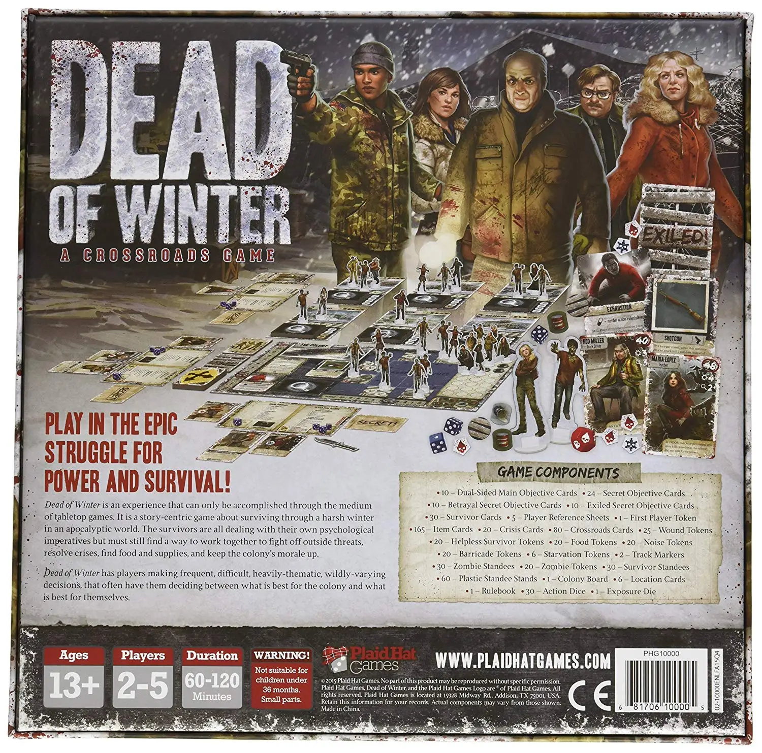 Настольная игра Dead of Winter Death карточная для питья | Спорт и развлечения