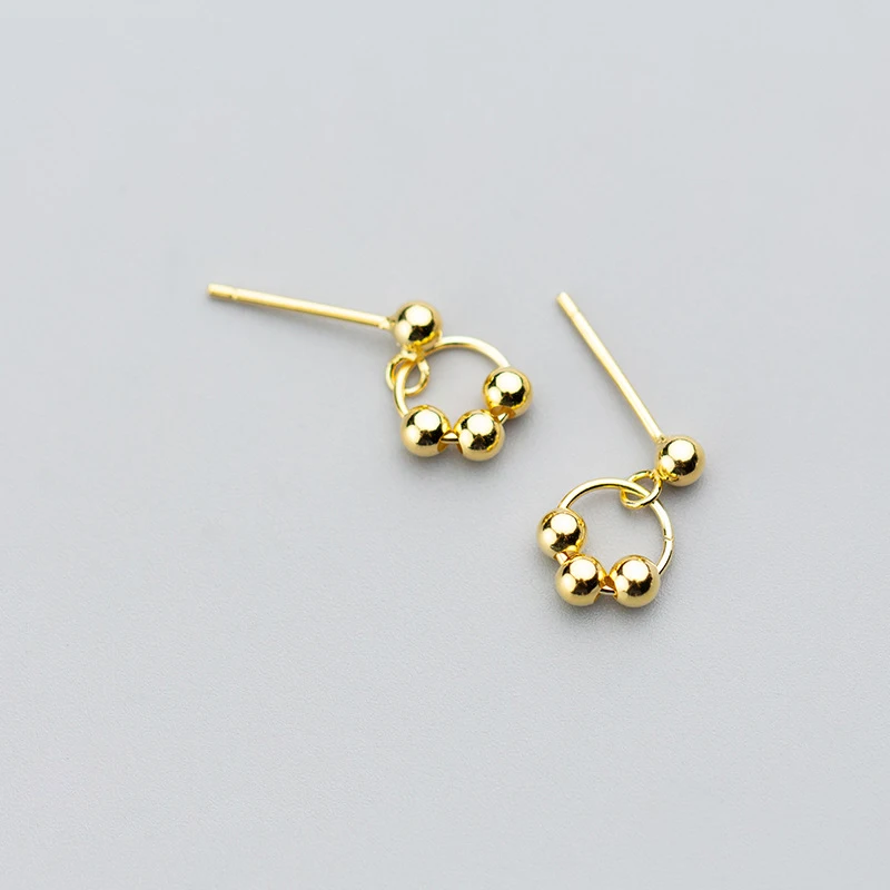 ElfoPlataSi обруч бусины высокое качество серьги гвоздики в виде капель с кристаллами