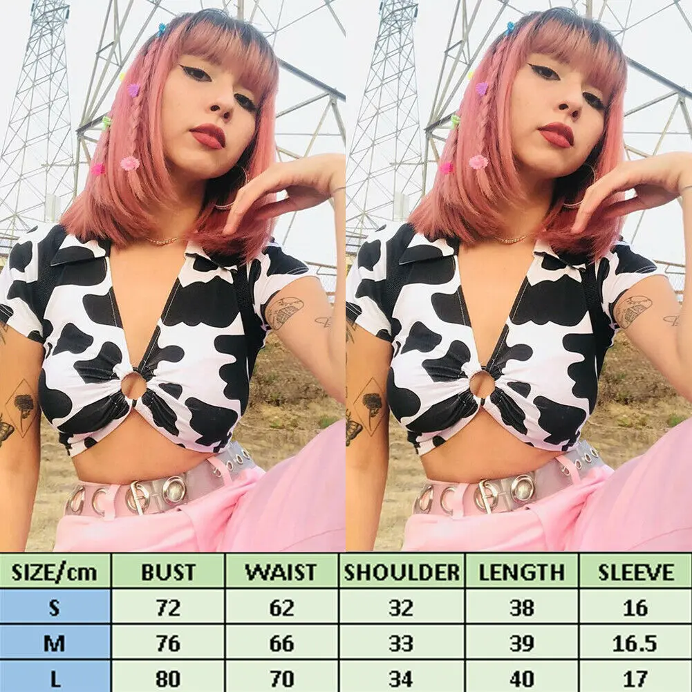 Новейшие модные сексуальные женские летние топы с коротким рукавом и глубоким