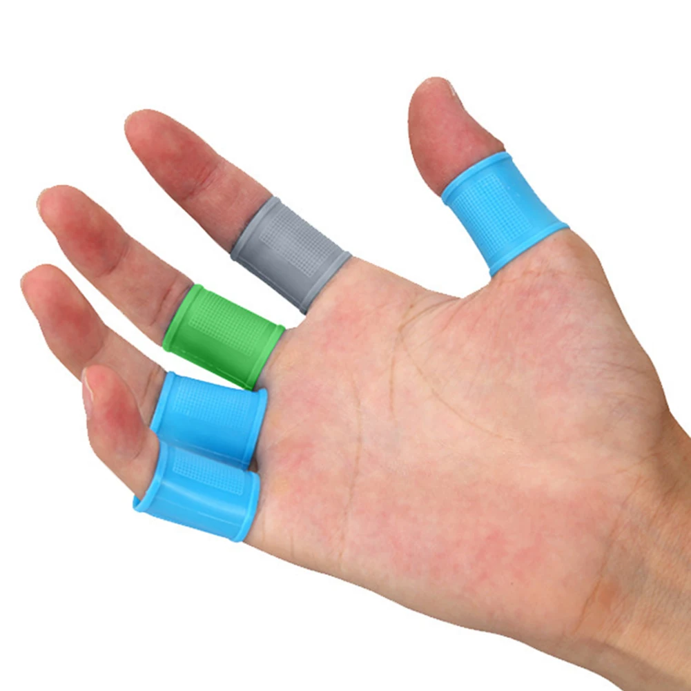 

8Pcs Unisex Multi Color Golf Finger Silicone Support Sleeves Hand Protector Hand Golf Accessories
