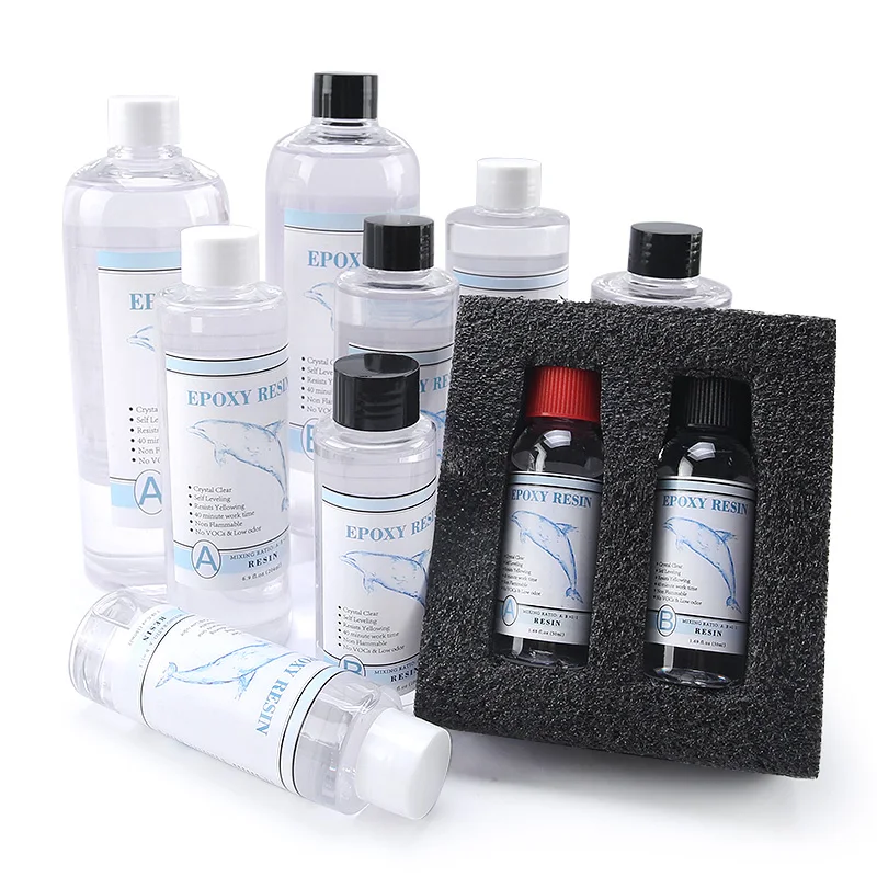 

Resin Epoxy High Adhesive 1:1 AB Kit Crystal Clear Hardener Easy Mix DIY Supplies For Art Casting Jewelry Decoration Making