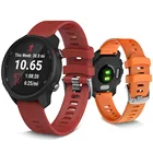 ANBEST 20 мм Ширина силиконовые Ремешки для наручных часов для Forerunner 245 645 ремешки Замена наручных лент для Vivoactive 3 Smartwatches