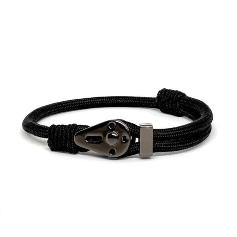 

2021 new high quality mountaineering rope handmake thimble adjustable bracelet