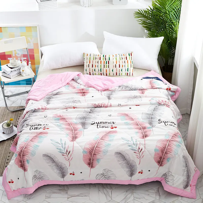 Popular summer washed cotton quilt quilted air conditioning quilt cool quilt thin quilt