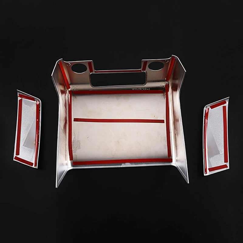 

Rear Exhaust Vent Cover Trim Air Outlet Frame Anti-Kick Plate for Land Rover Range Rover 2013-2021 Car Interior Stying