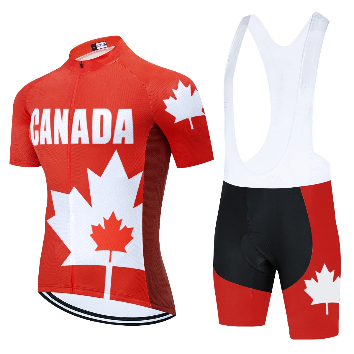2021 команда Канады красная одежда для велоспорта велосипедная майка