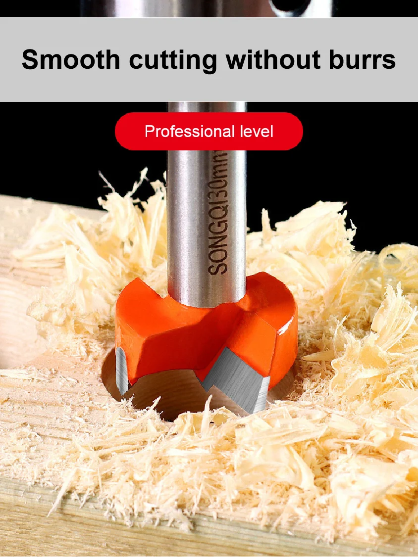 Сверла из углеродистой стали Forstner самоцентрирующаяся насадка для сверления 16-60