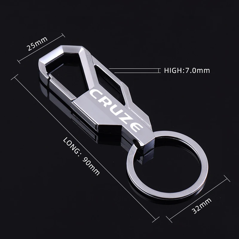 New metal Keychain Metal Alloy Buckle Waist Car Key Chain car key ring For Chevrolet Cruze T Accessories | Автомобили и мотоциклы