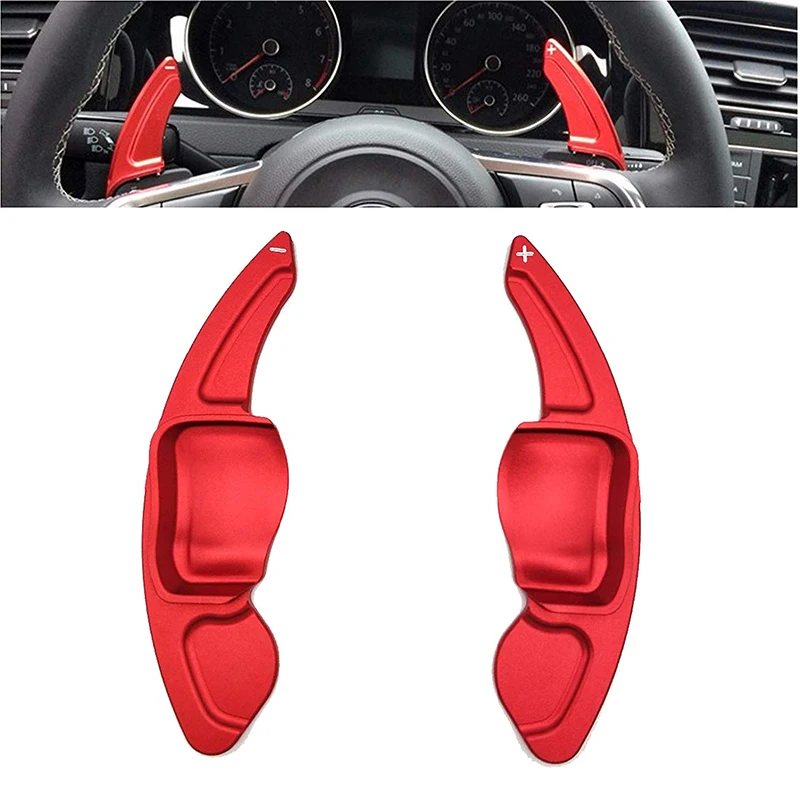 Paddle Shifter Extension Aluminum Metal Steering Wheel Extensions For-VW Tiguan R20 |