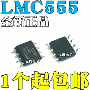 New and original LMC555 LMC555CM LMC555CMX SOP8 Clock, timer SMT IC, electronic chips, The time base chip, single-channel timing/