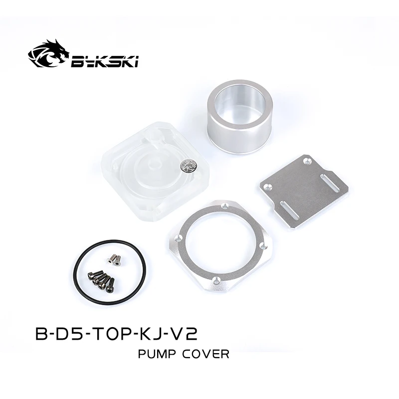 

Bykski D5 Pump Armor Kit,Water Pump Cover,G1/4 Acrylic Top & Aluminum Alloy Bracket For Bykski D5 Pump,B-D5-TOP-KJ-V2