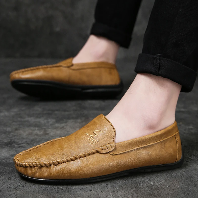 

Fashion Shoes Slip On Men Man Mens Luxury Moccasin Casual For Men's Plimsoll Flats Nautical Summer Footwear 2021 Canvas