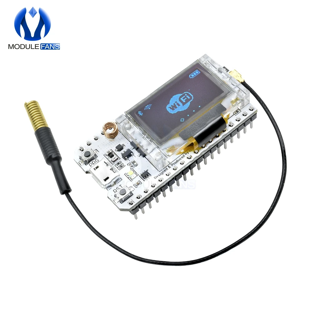 SX1278 ESP32 LoRa 0 96 дюймов синий OLED цифровой дисплей Bluetooth WIFI комплект модуль IOT макетная