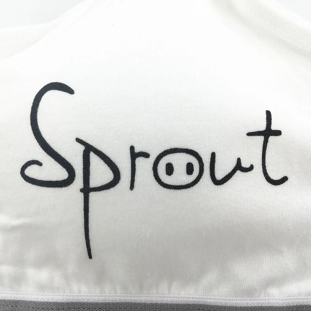 Бюстгальтер хлопковый с широкими бретелями и принтом для девочек | Детская