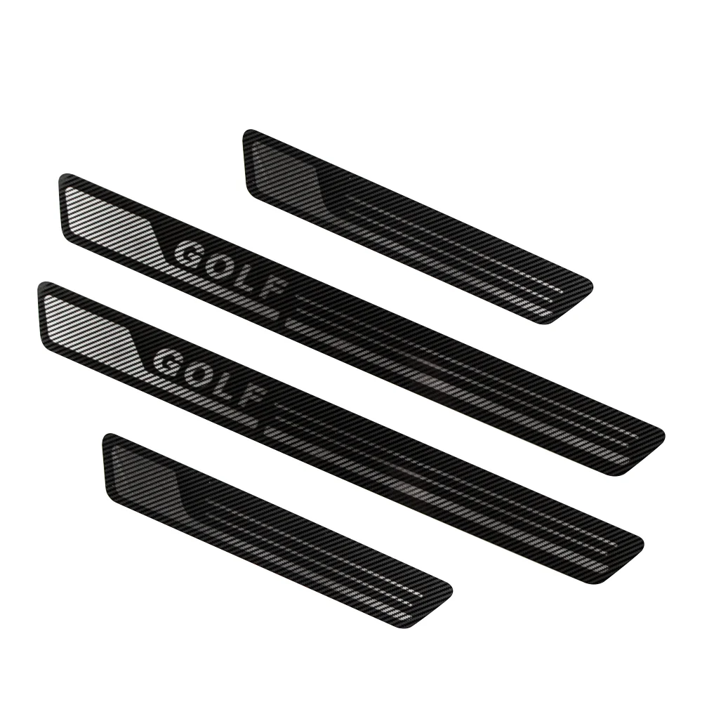 Наклейка на порог автомобиля из углеродного волокна для Volkswagen VW Golf 6 7 MK6 MK7 2008 - 2019 |