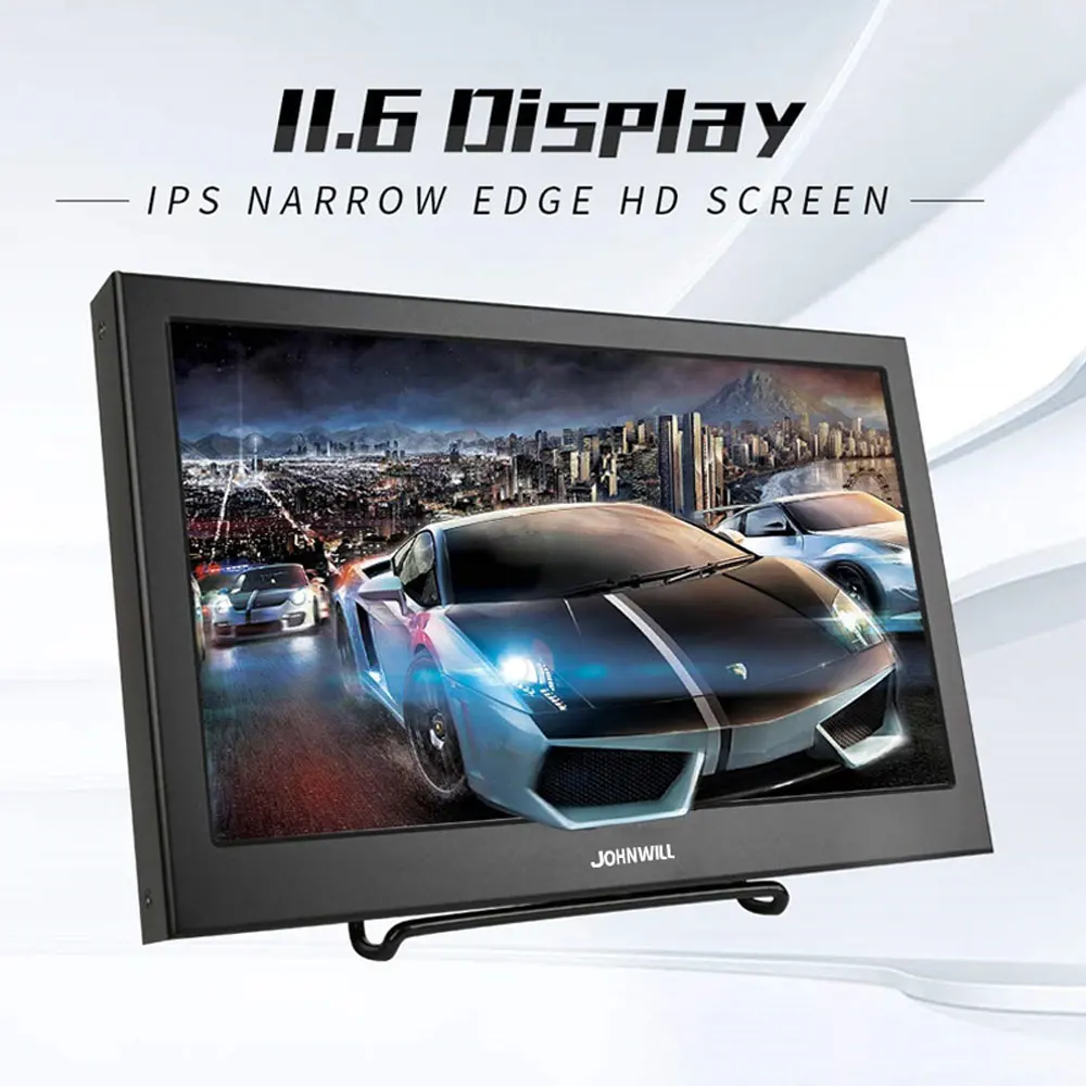 Портативный игровой монитор ПК 11,6 дюймов ЖК-дисплей экран 1080P ips HD mini VGA HDMI компьютерный монитор для ноутбука Raspberry Pi PS4