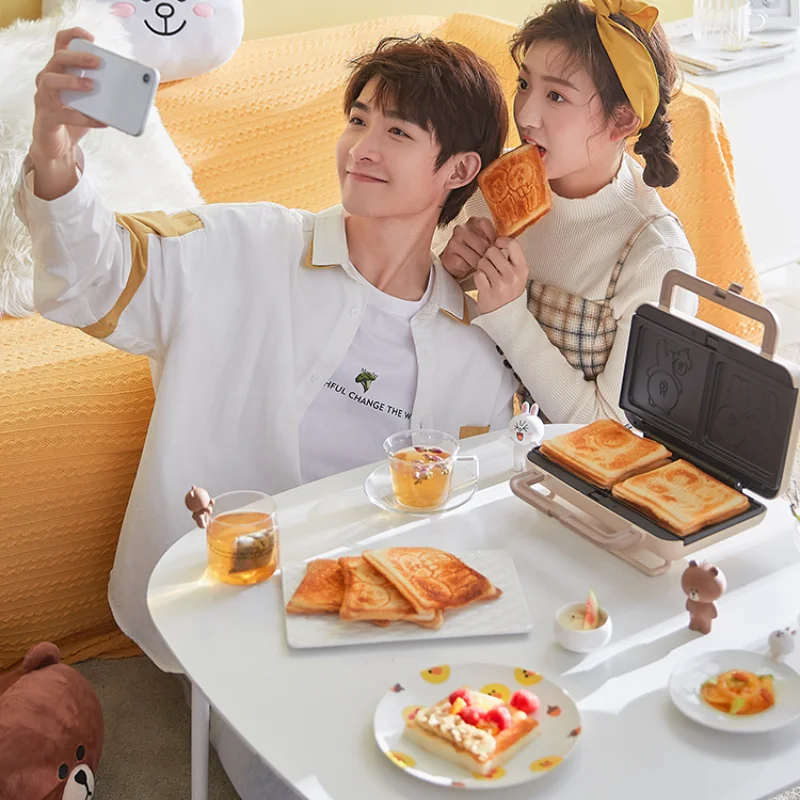 

Joyoung SK-T3 sandwich breakfast electric baking pan heating light food machine multi-function toast pressure baking toaster