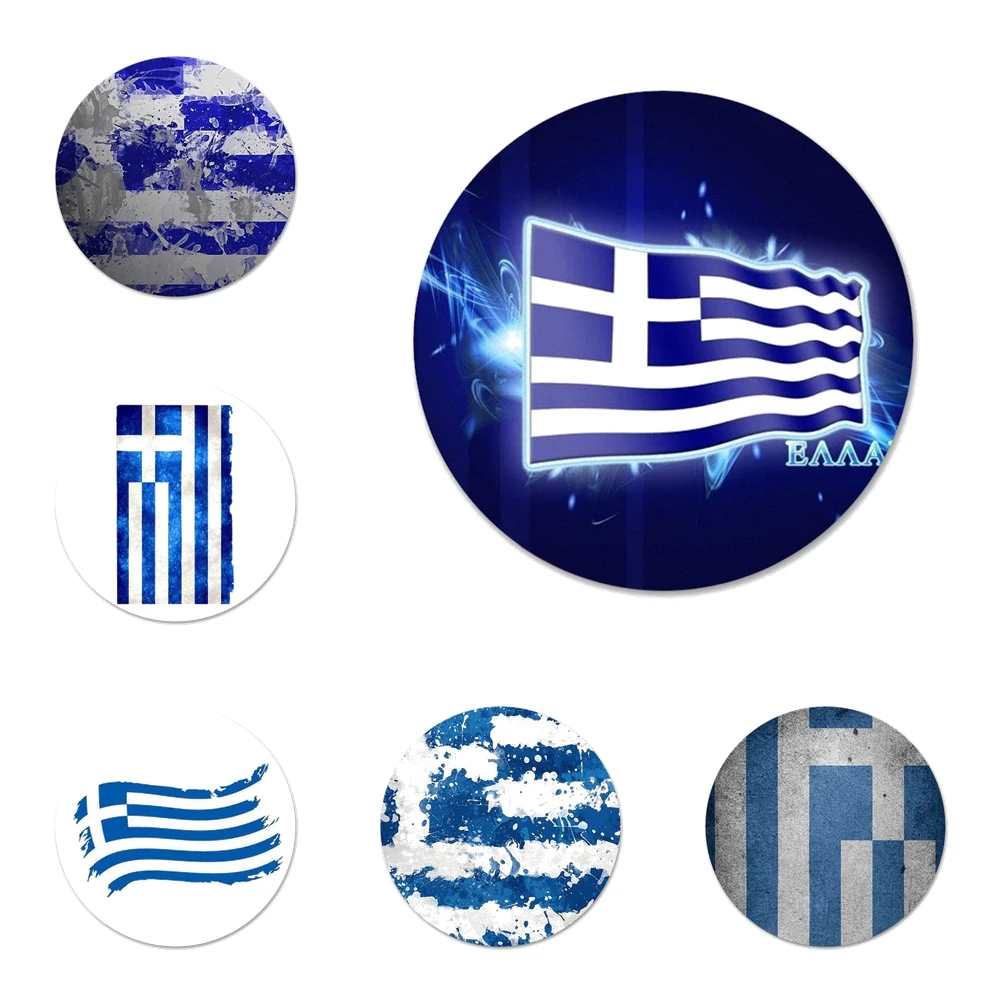 58 мм греческий флаг кухонный домашний декор холодильник магнитные наклейки