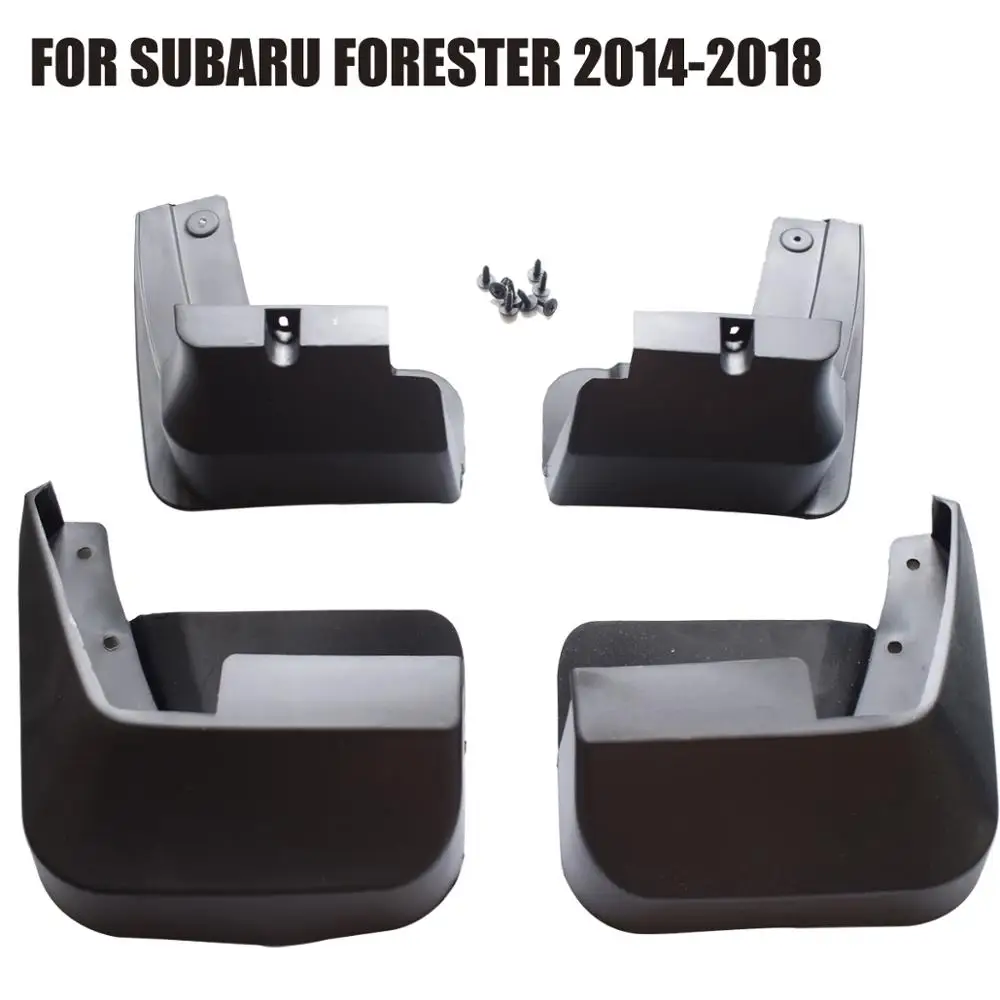 

4pcs Car Fender Flares for Subaru Forester 2014-2018 Front Rear Splash Guards Mud Flaps Mudguards Mudflap YC101052