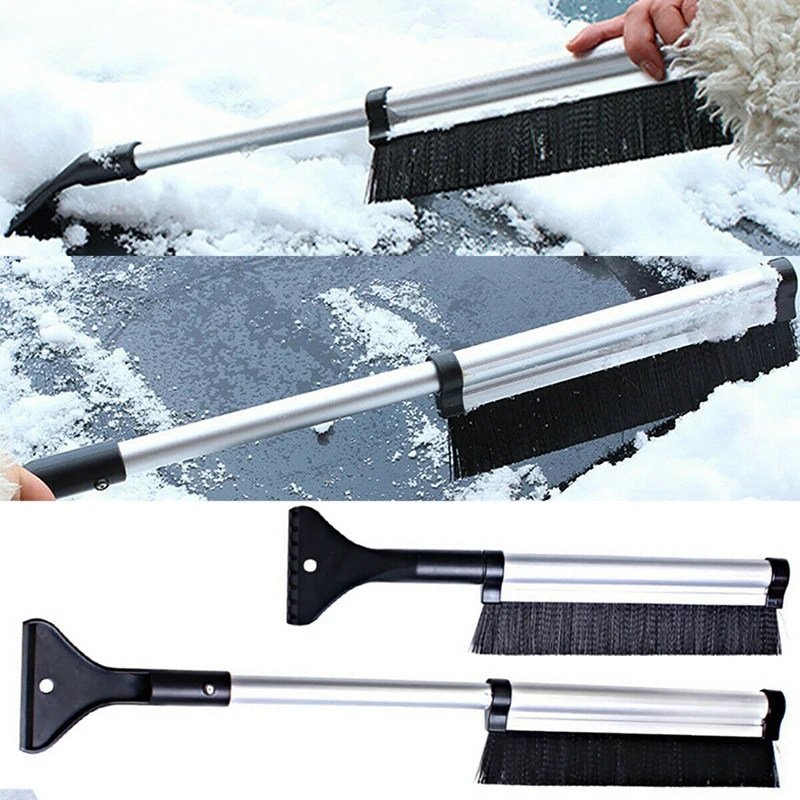

Telescoping Snow Brush Ice Scraper Shovel Car Windscreen Window Wiper Extendable