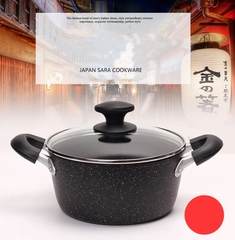 Новая обувь на плоской подошве с антипригарным покрытием бинауральные кастрюля