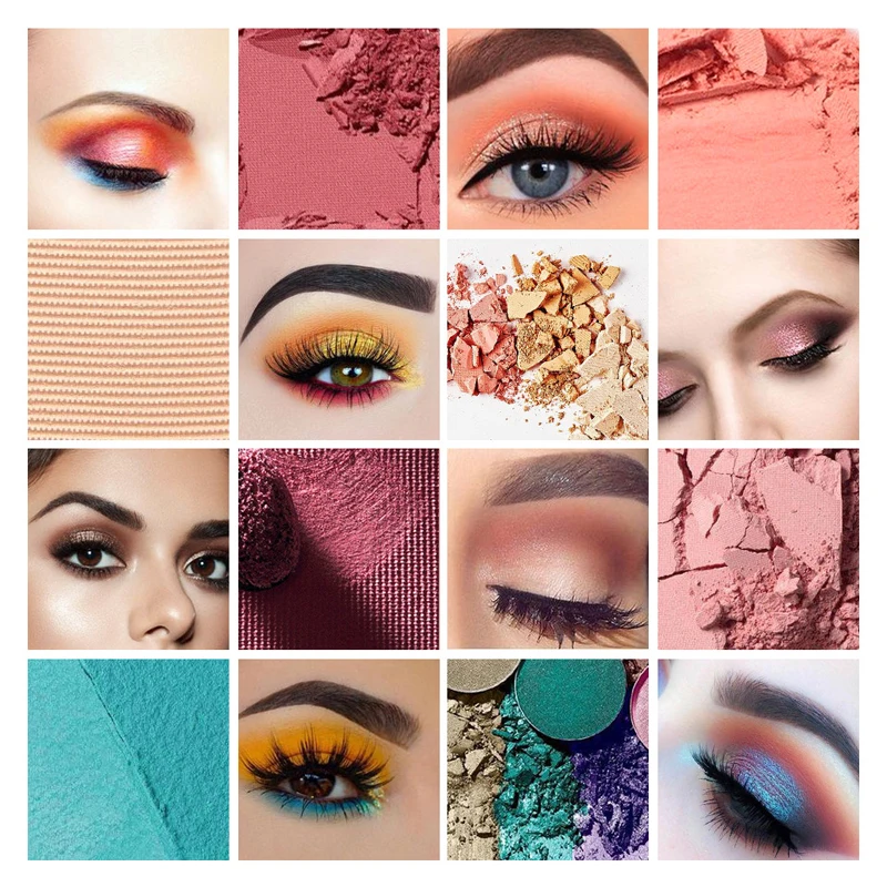 

40 Colors Eye Shadow Palette Colorful Glitter Matte Pigment Powder Pressed Eyeshadow Pallete Cosmetic Makeup Kit Long Lasting
