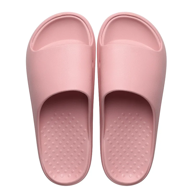 

2021 Massage Bottom Household Slippers Non-Slip Thick-Soled Durable Bathroom Bath Slippers Summer Slippers for Men Women