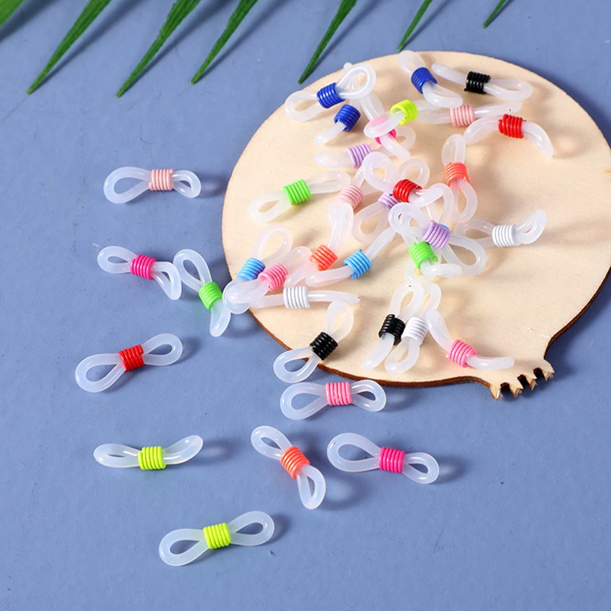 

20pcs New Eyeglasses Chain Ear Hook Glasses Retainer End Loop Connector Sunglasses Cord Strap Holder Spectacles Retainer