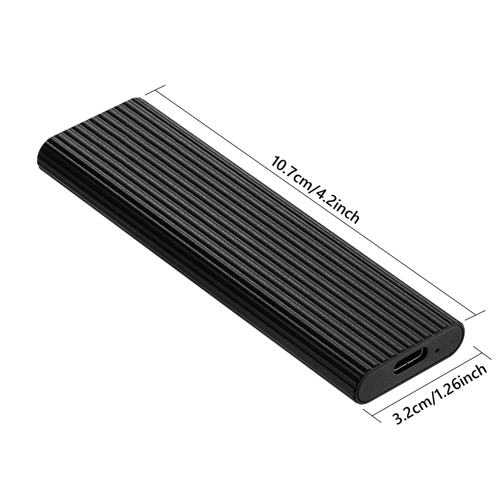 

4TB/2TB/1TB Mobile Hard Disk Type C USB3.1 Portable SSD Shockproof Aluminum Alloy Solid