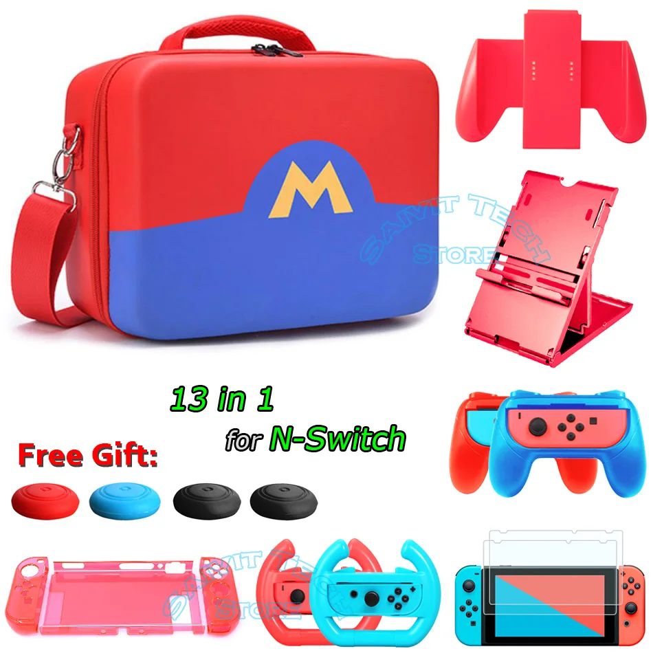 Большая Дорожная сумка для хранения аксессуаров Nintendo Switch чехол переноски EVA