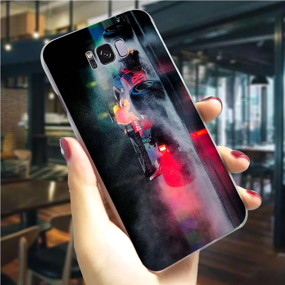 Чехол для телефона samsung Note 9 F1 Racing Car Cover Note 8 M10/M20/M30 Galaxy S6/S7 Edge S8/S9/S10 Plus S10e жесткий чехол