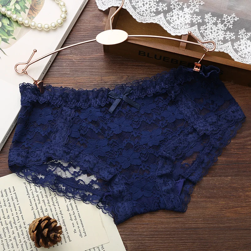 Factory direct sales Taobao explosive lace screen rose sexy cute underwear ladies elastic triangle comfortable |
