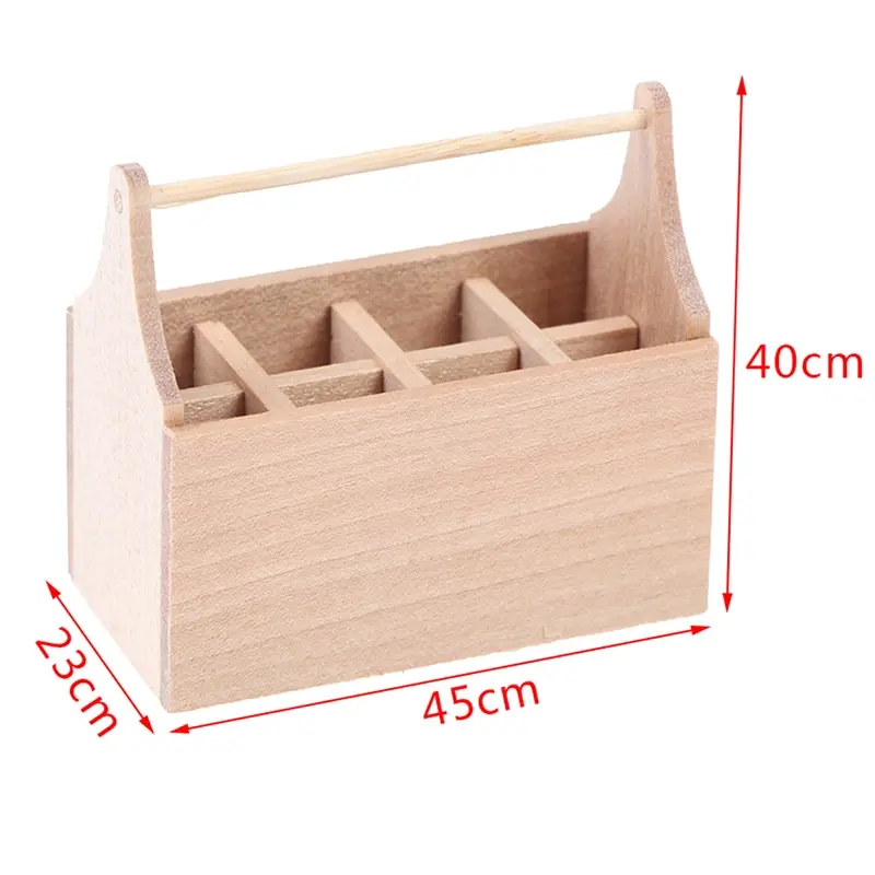 

1/12 Miniature Eight Grid Toolbox Furniture DIY Dollhouse Room Accessory ToysFor Dollhouse Decals New Arrival