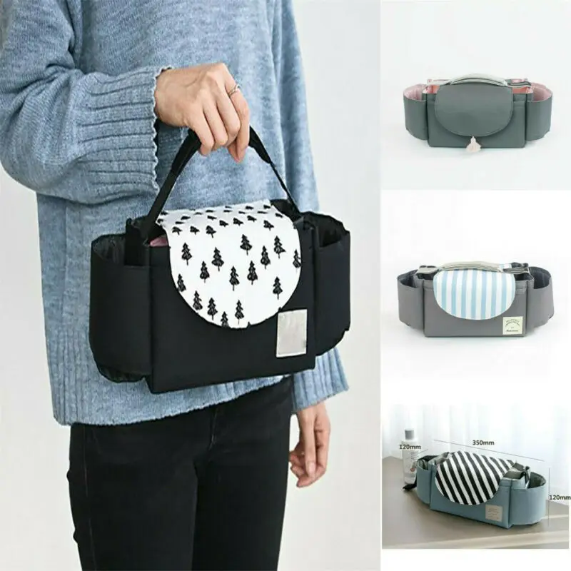 Новая Универсальная детская коляска бутылка-органайзер с держателем сумка для