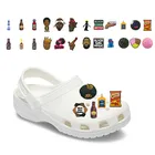 40-100 шт., ПВХ подвески для обуви в мексиканском стиле