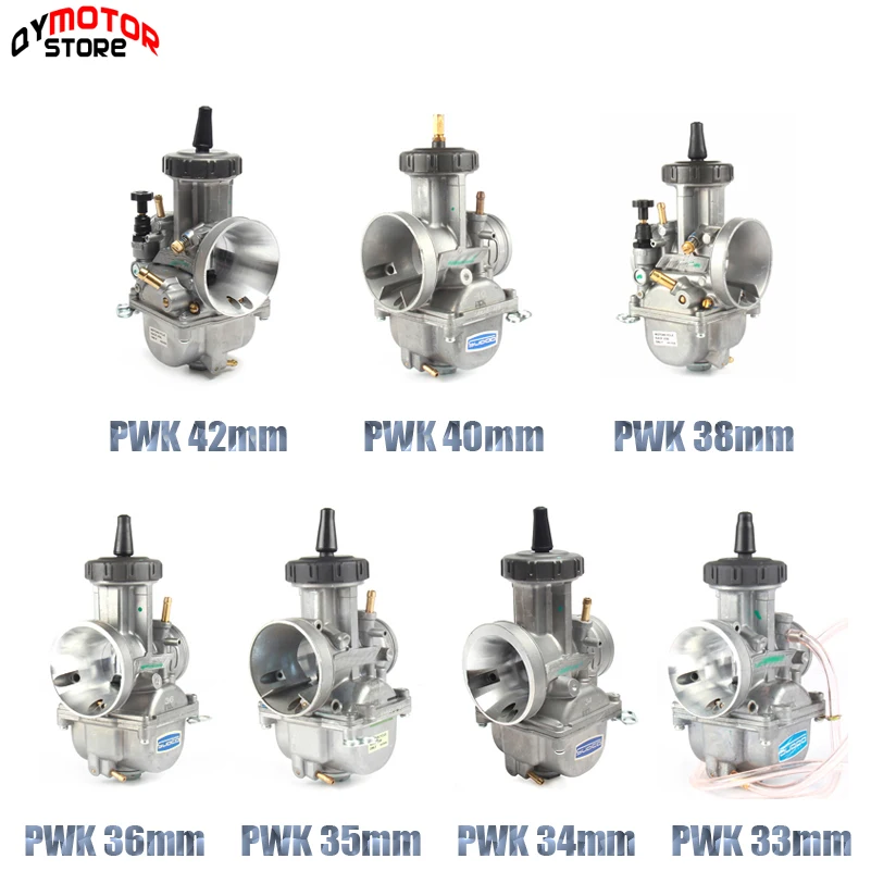 Карбюратор PWK для мотоцикла КАРБЮРАТОР 33 34 35 36 38 40 42 мм ДЛЯ CRF YZF KlX EXC DRZ