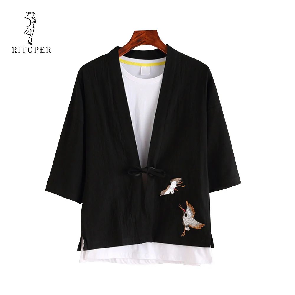 красный черный синий кардиганы женские 2020 кимоно женское японское юката