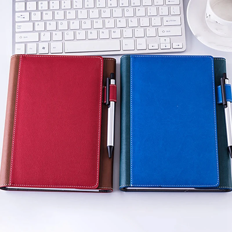 

Fashion Stitching Multicolor Business Notebook Loose-Leaf Coil Notepad