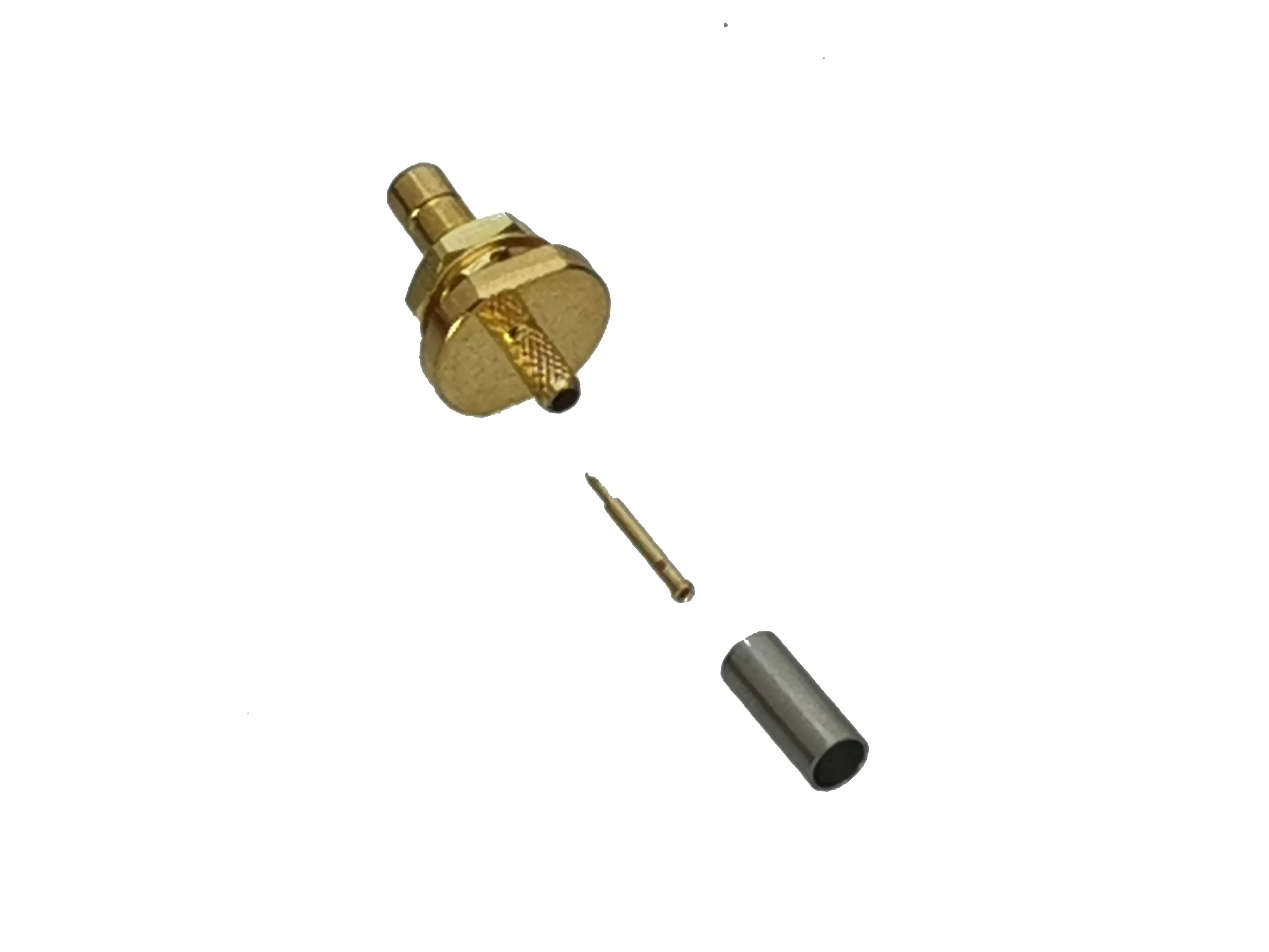 Коннектор SMB штекер перегородка обжим гайки RG174 RG316 LMR100 кабель RF