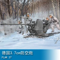 trumpeter 135 german 3 7cm anti aircraft gun collection plastic building painting model toys 02310