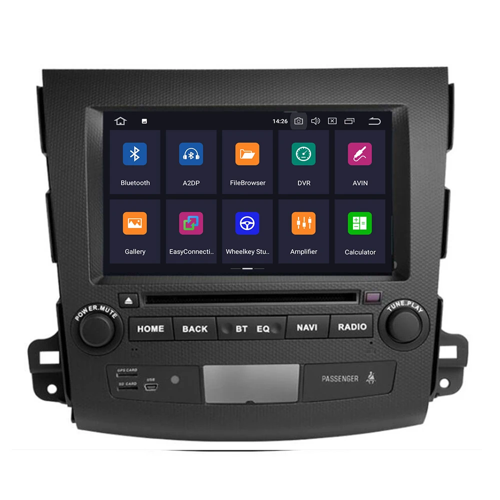 4G RAM + 64G ROM Octa core Android 10 Автомобильный DVD плеер для Mitsubishi Outlander 2008 2014 с радио Зеркало