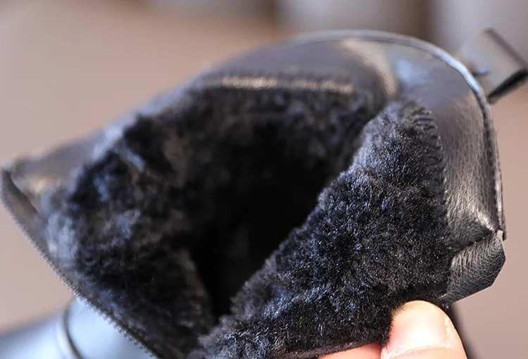 

Fashion Children's Martin Boots Autumn Winter Boys Girls Warm Leather Boots Students Ins Short Boots Girls' Boots 26-36 Zipper