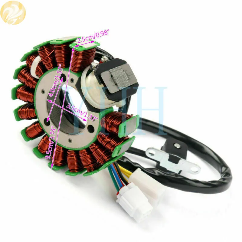 Алюминиевая катушка статора Магнето генератора подходит для Yamaha YFM250 Bear Tracker California 99 00 C YFM 250 YFB 1994 2000|Зажигание