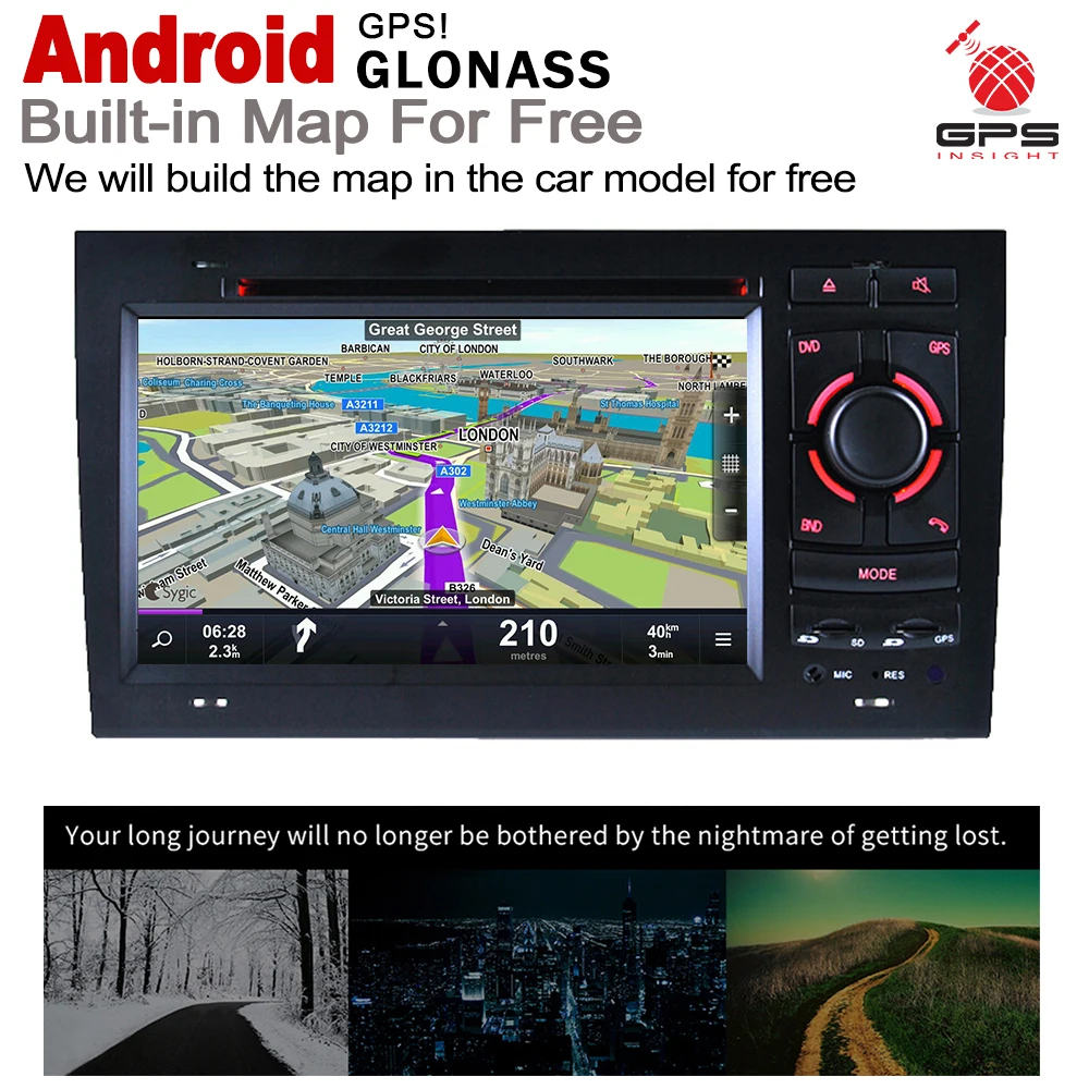 Android 8 0 IPS Автомобильный dvd плеер для Audi RS4 8E 8H 2002 ~ 2008 MMI оригинальный стиль