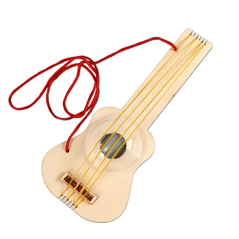 

DIY Guitar Kits Creative Small Production Craft Experiment Materials Kit Guitar Toys For Children Kids Boy Girl Birthday Gift