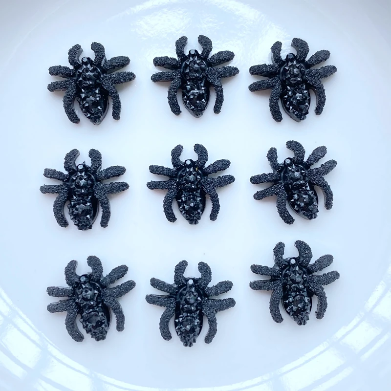 

Мини-пауки кабошоны из смолы 50 шт 13 мм